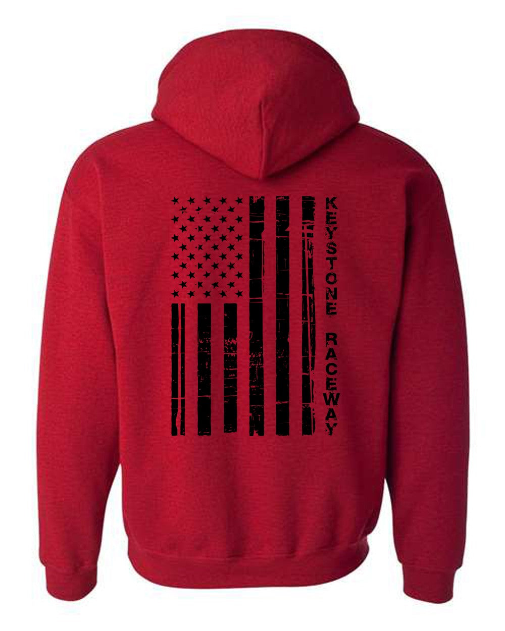 Keystone Flag Hoodie with Black Logo