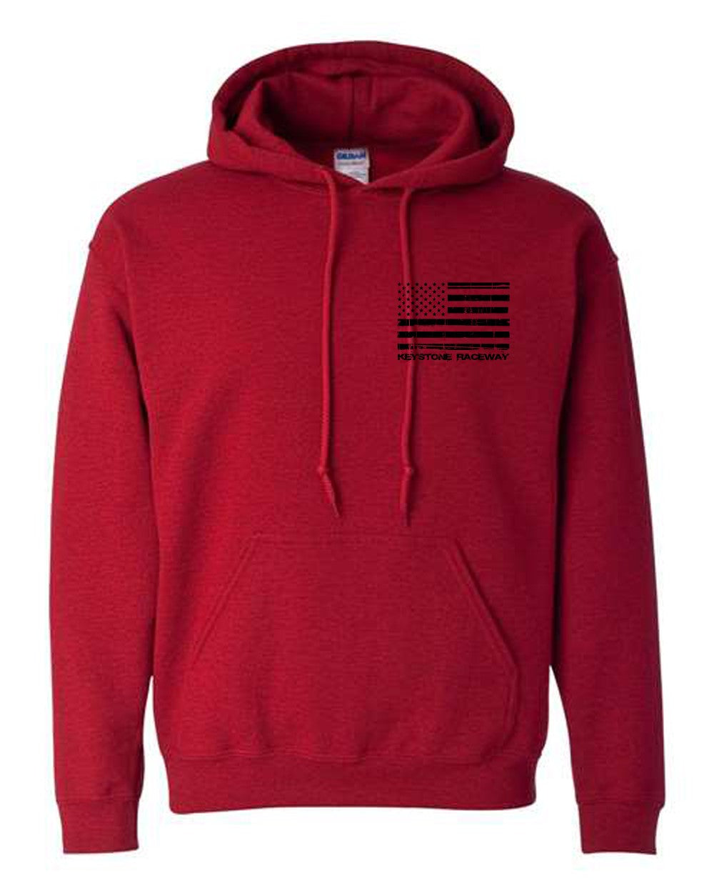 Keystone Flag Hoodie with Black Logo