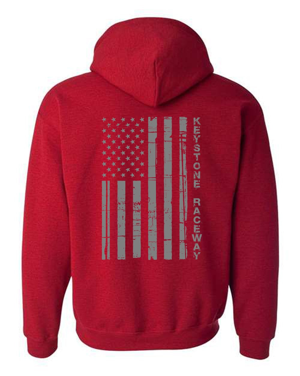 Keystone Flag Hoodie with Gray Logo