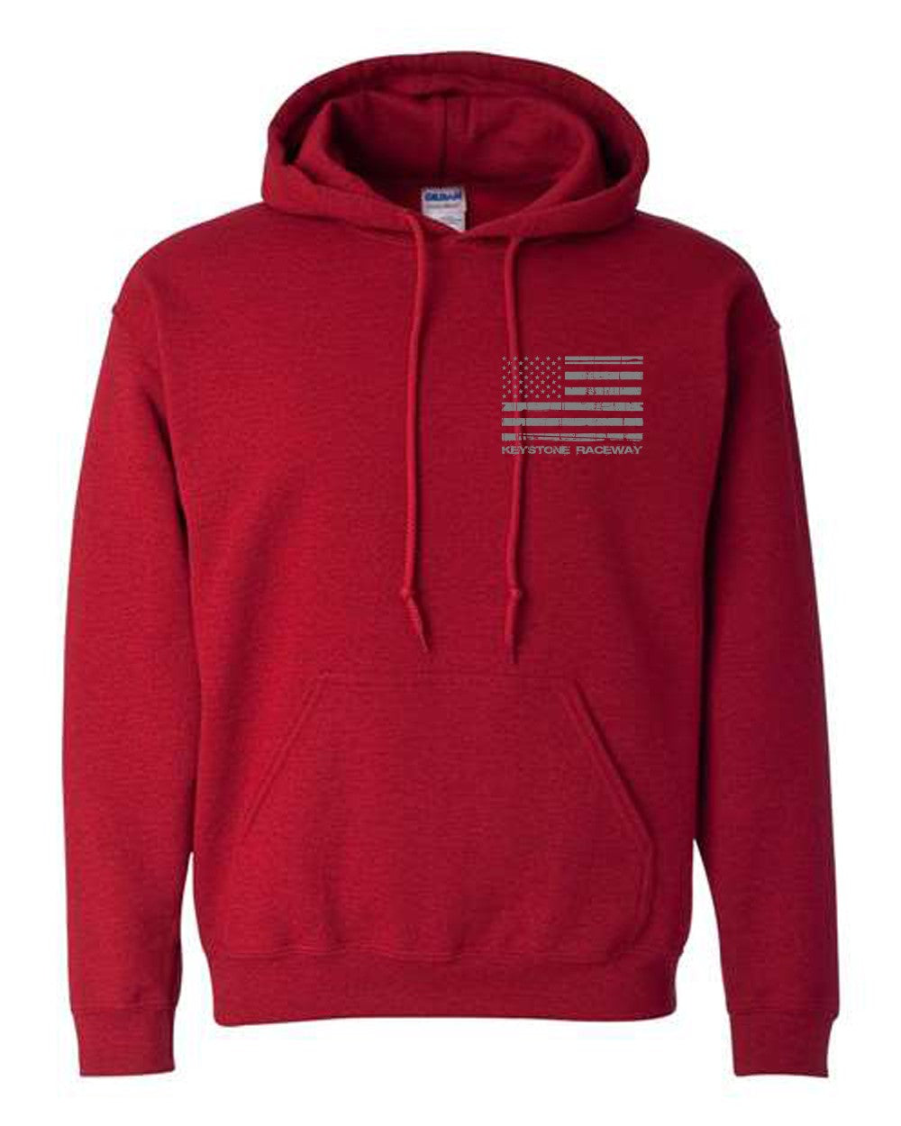 Keystone Flag Hoodie with Gray Logo