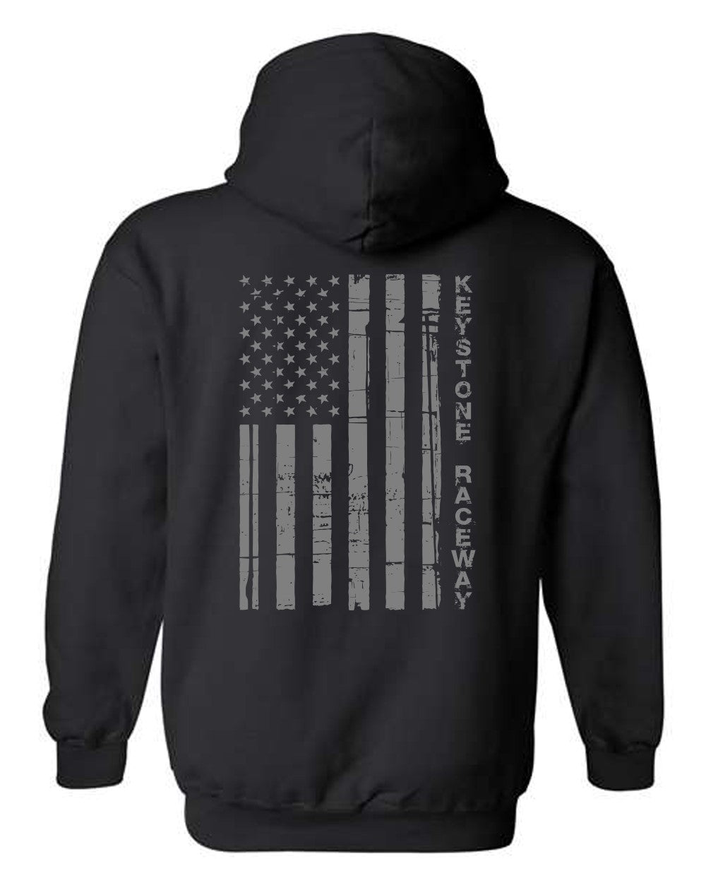 Keystone Flag Hoodie with Gray Logo