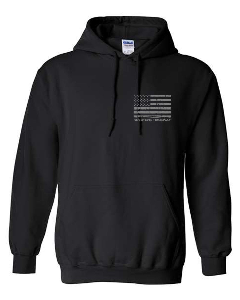 Keystone Flag Hoodie with Gray Logo
