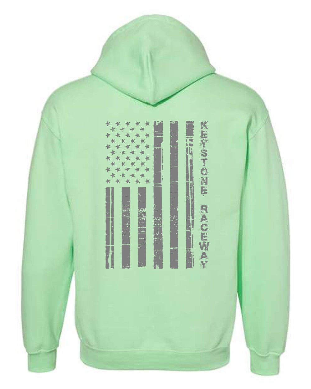 Keystone Flag Hoodie with Gray Logo