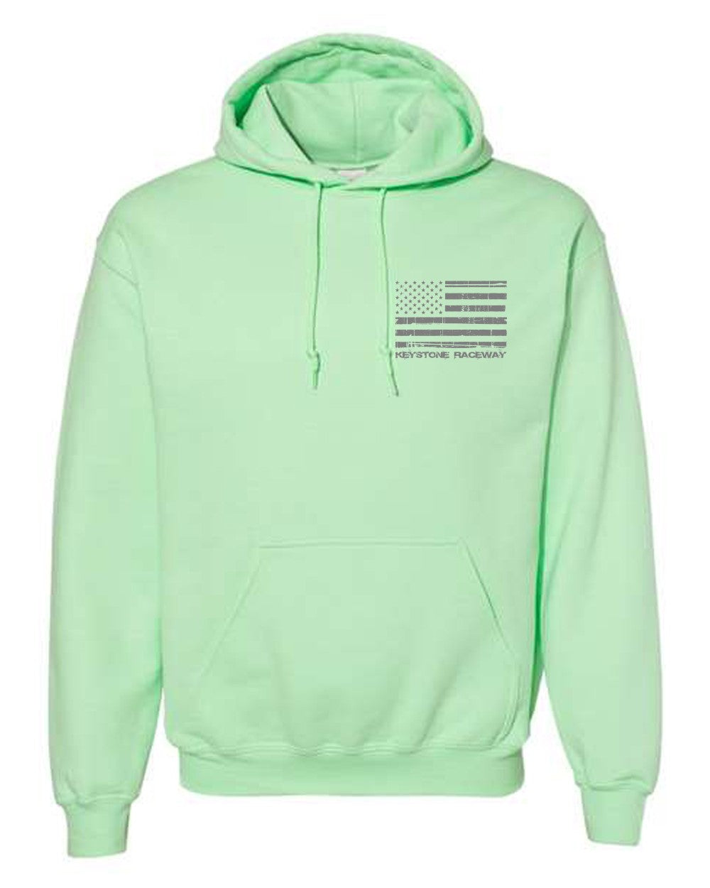 Keystone Flag Hoodie with Gray Logo