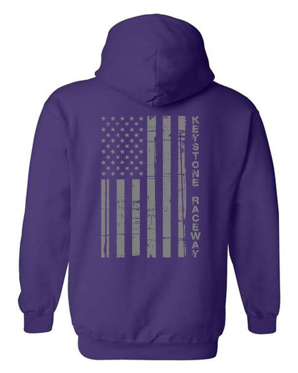 Keystone Flag Hoodie with Gray Logo