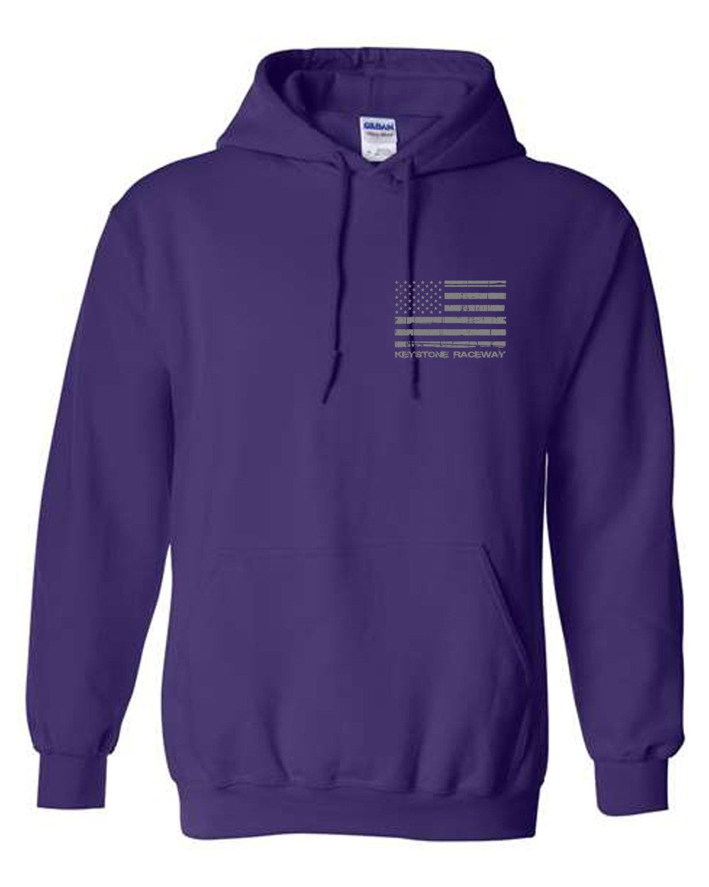 Keystone Flag Hoodie with Gray Logo