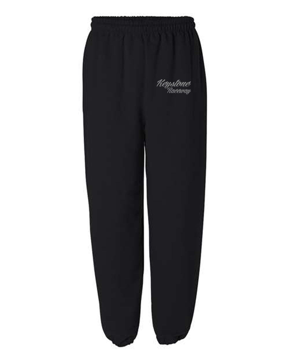 Black Sweatpants with Gray Keystone Raceway