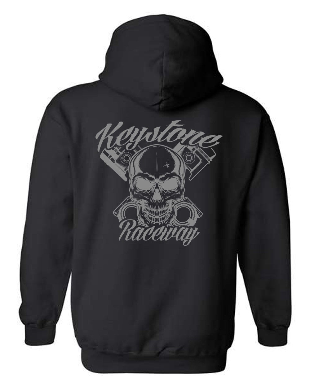 Keystone Skull Hoodie with Gray Logo