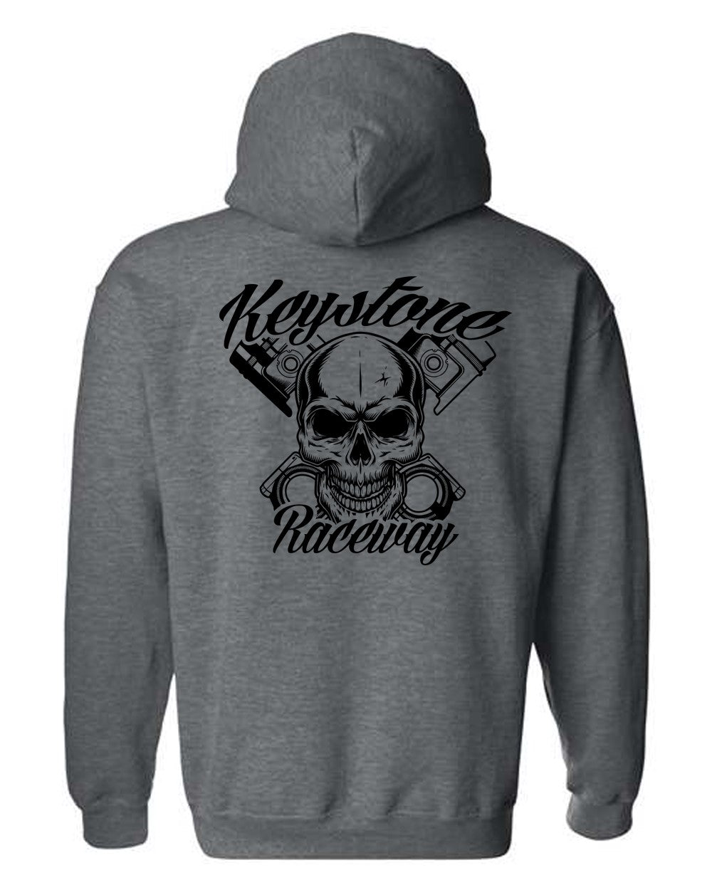 Keystone Skull Hoodie with Black Logo