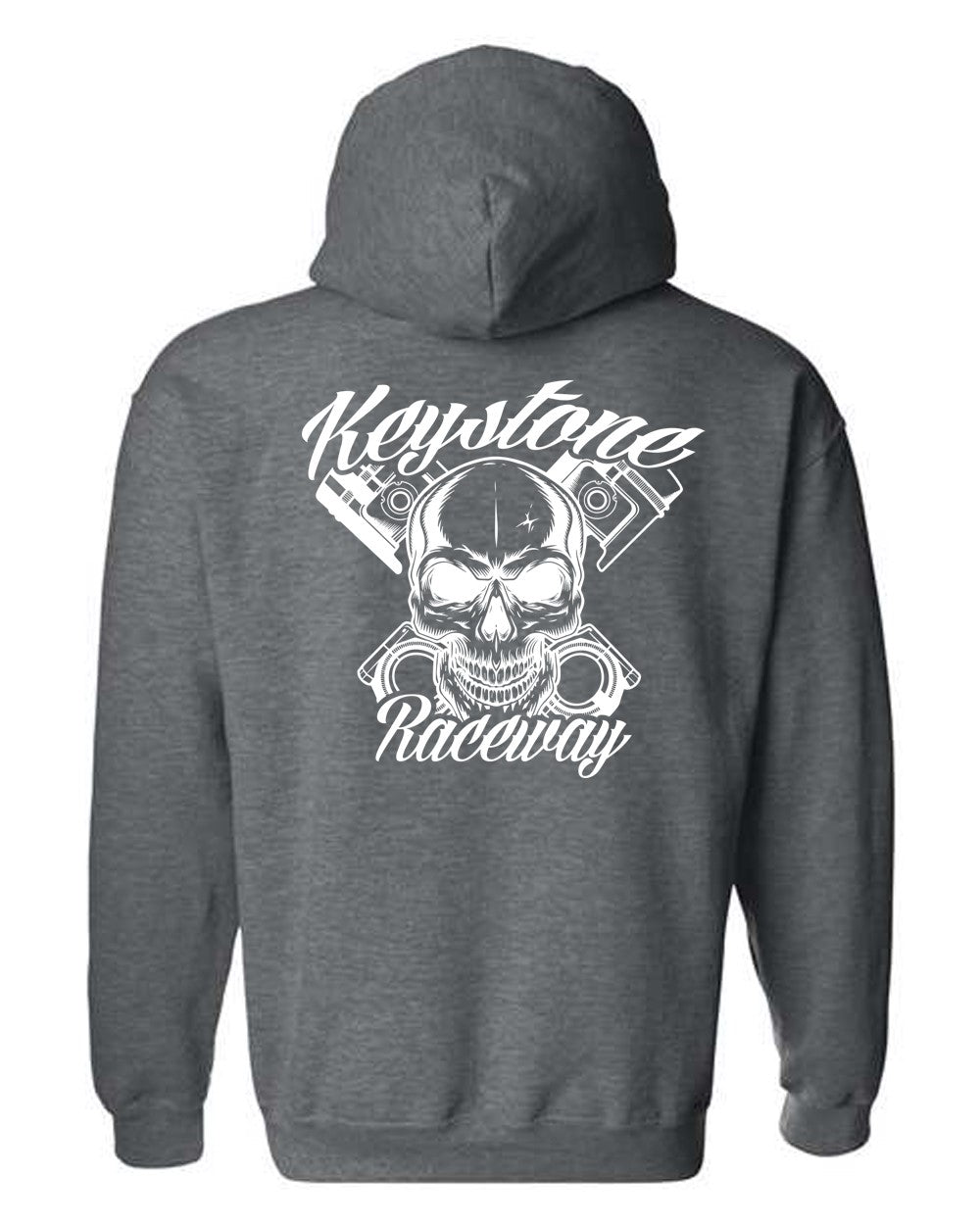 Keystone Skull Hoodie with White Logo