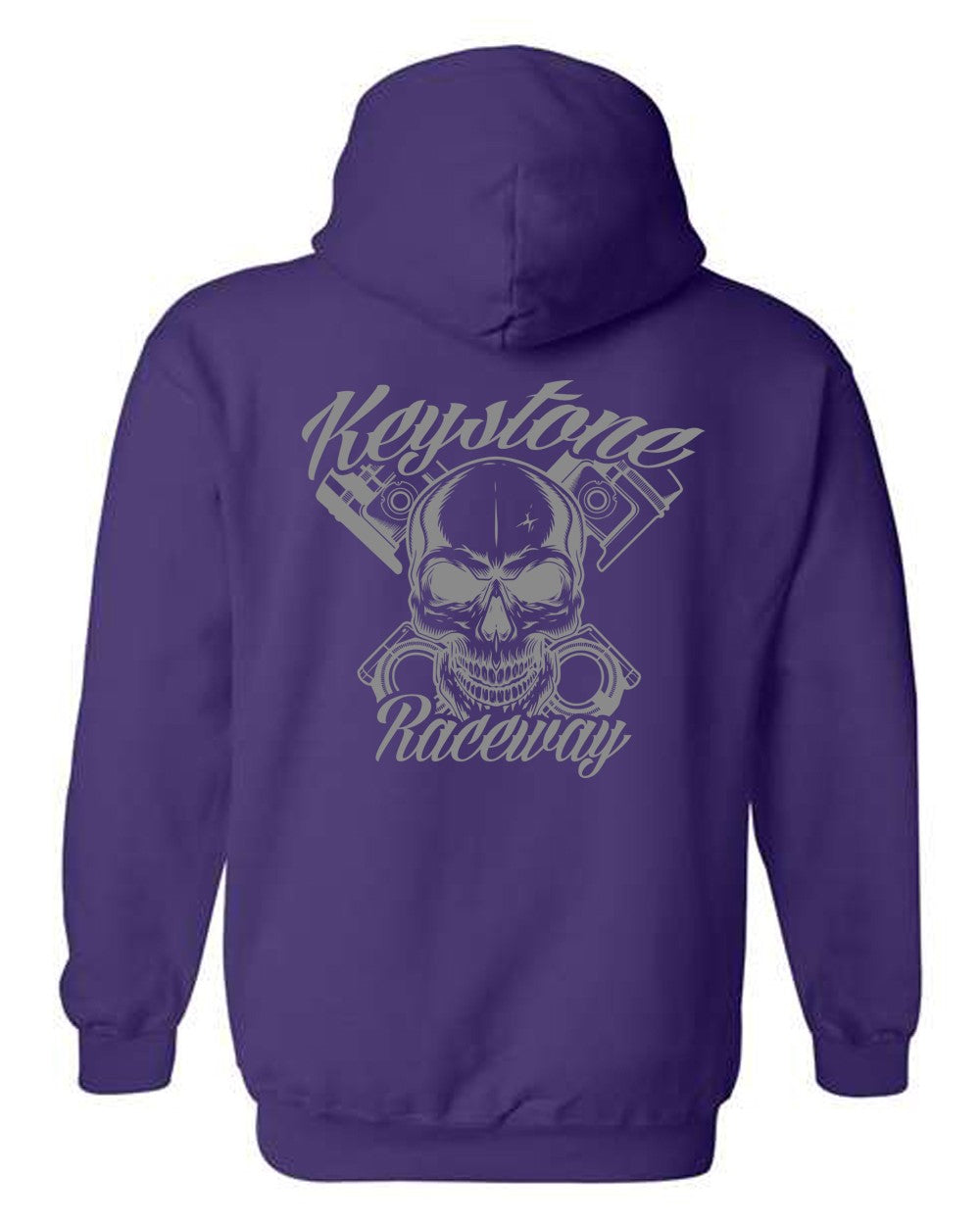 Keystone Skull Hoodie with Gray Logo