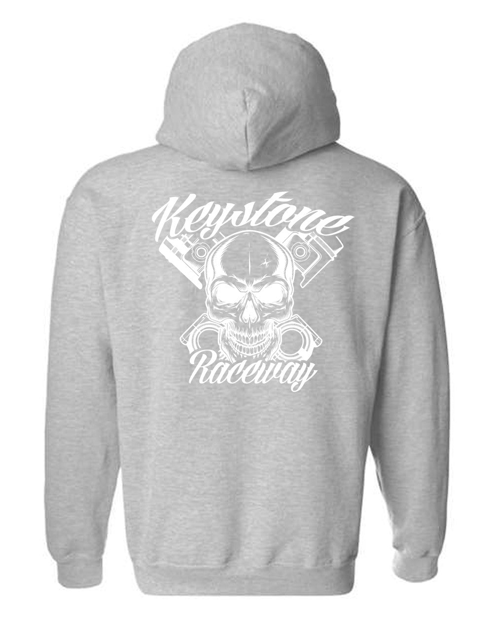 Keystone Skull Hoodie with White Logo