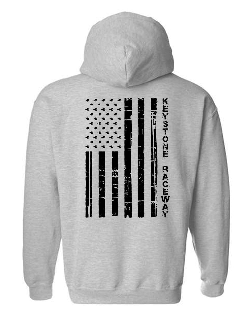 Keystone Flag Hoodie with Black Logo
