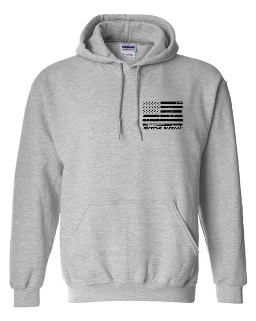 Keystone Flag Hoodie with Black Logo