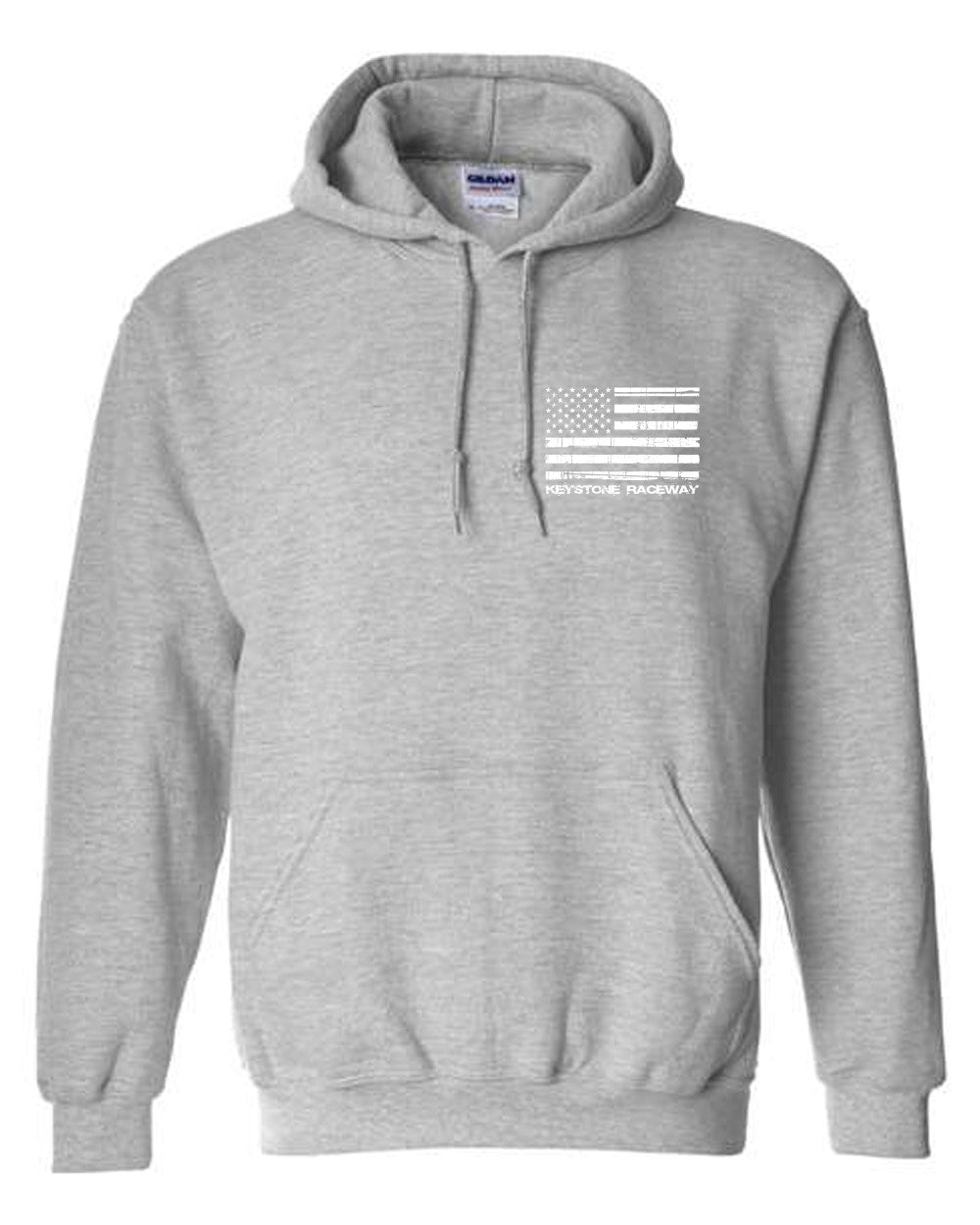 Keystone Flag Hoodie with White Logo