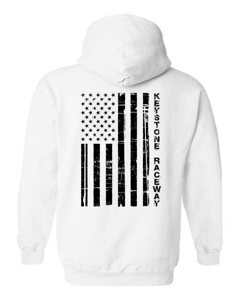 Keystone Flag Hoodie with Black Logo