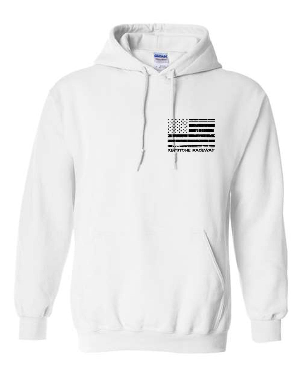 Keystone Flag Hoodie with Black Logo