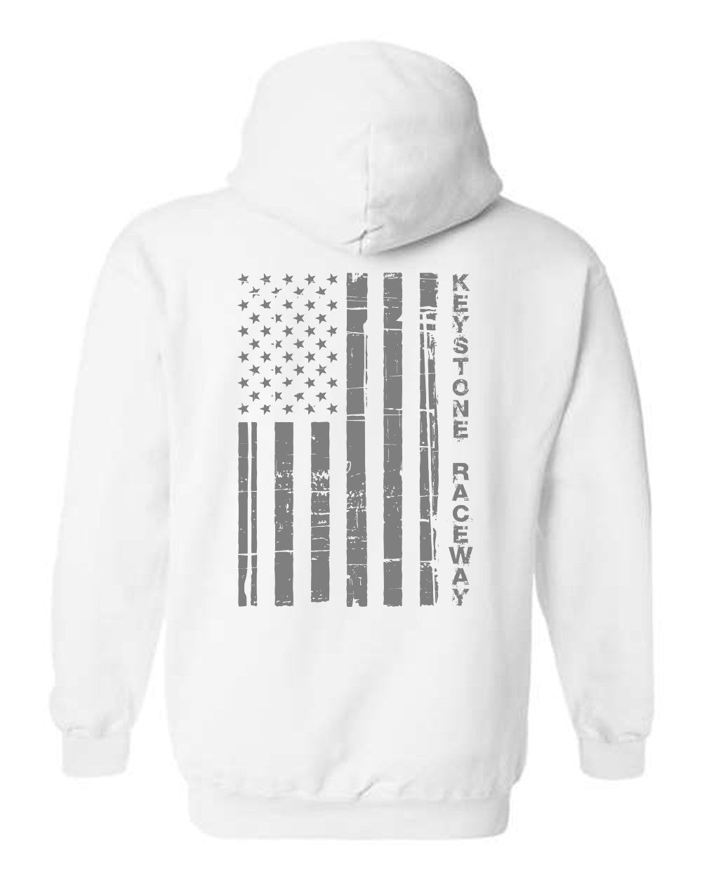 Keystone Flag Hoodie with Gray Logo