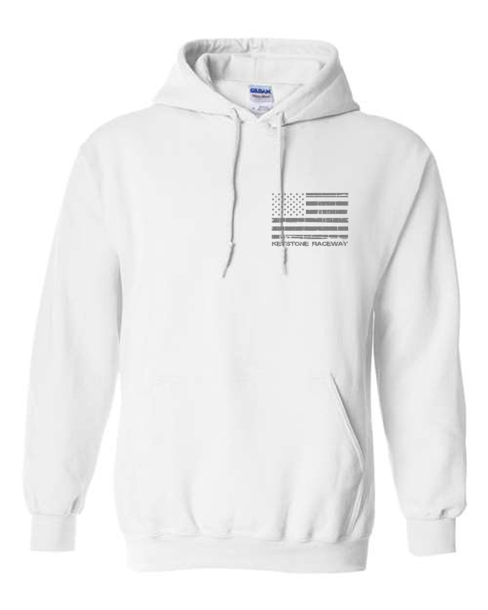 Keystone Flag Hoodie with Gray Logo