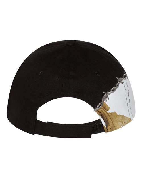 Kati Camo with barbed wire hat