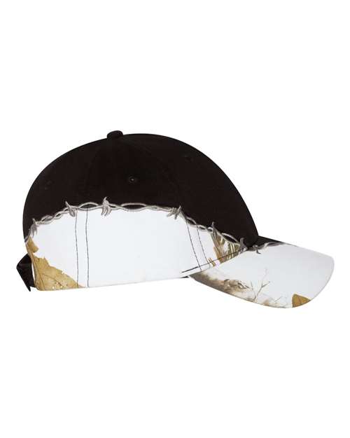Kati Camo with barbed wire hat