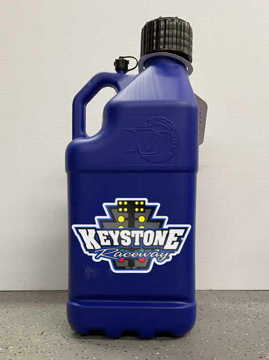 Blue Keystone Raceway utility Jug