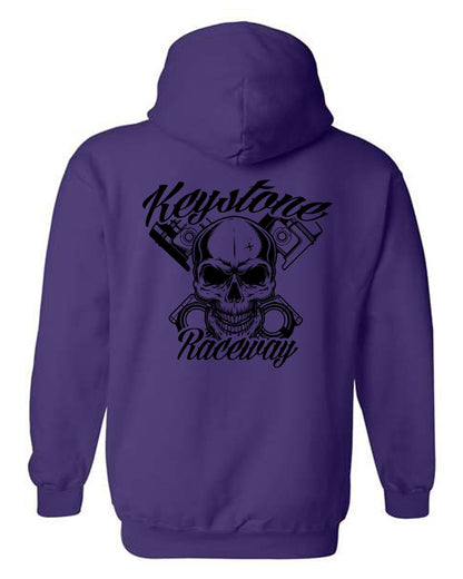 Keystone Skull Hoodie with Black Logo