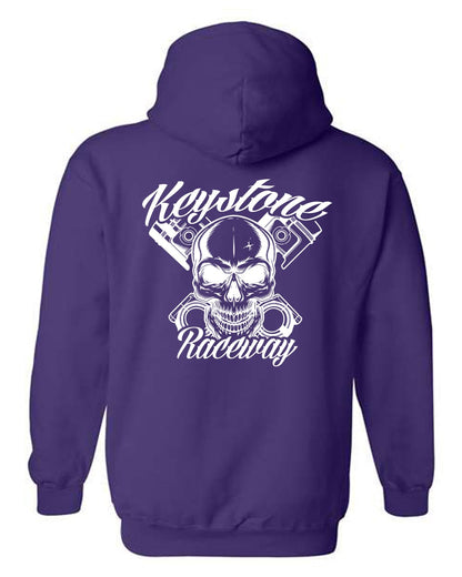 Keystone Skull Hoodie with White Logo