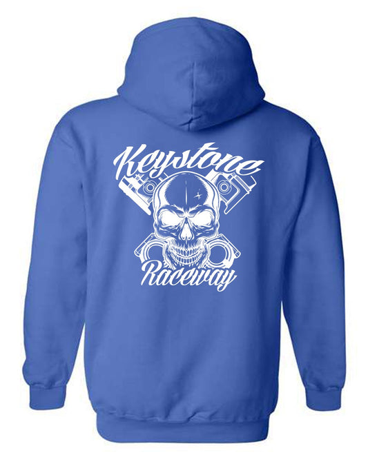 Keystone Skull Hoodie with White Logo