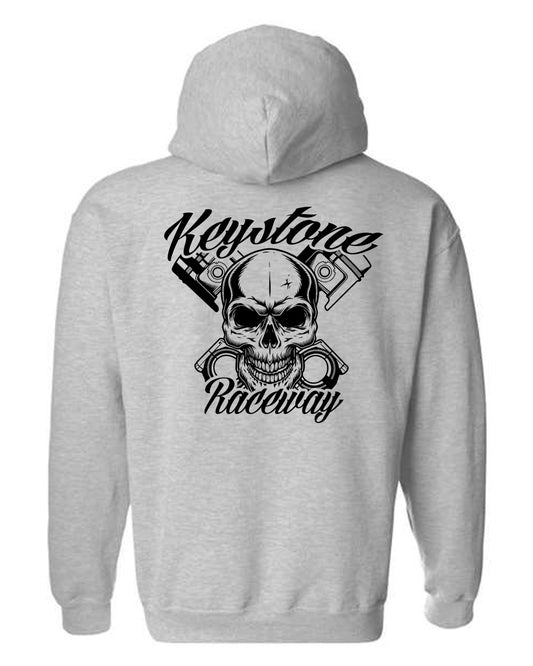 Keystone Skull Hoodie with Black Logo