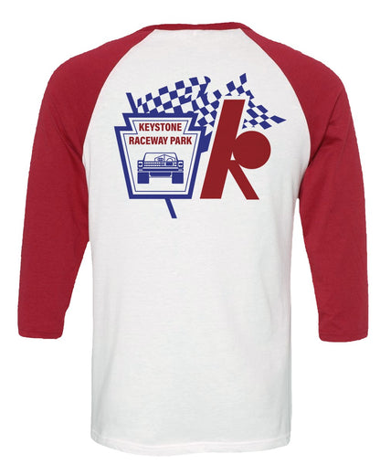 Vintage Keystone Raceway Park 3/4 Sleeve Shirts