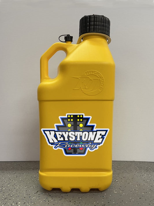 Yellow Keystone Raceway Utility Jug