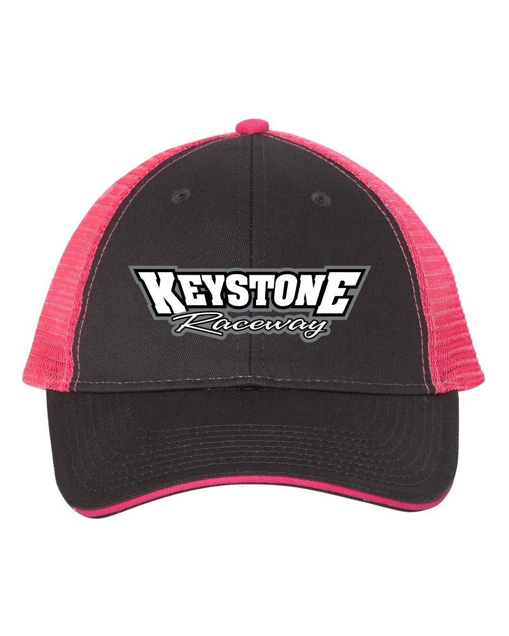 Valucap Pink Sandwich Trucker hat