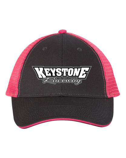 Valucap Pink Sandwich Trucker hat