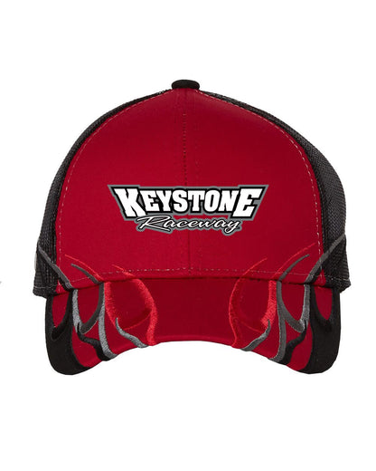 Outdoor Cap red flame hat